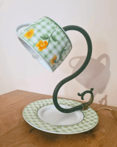 lampe tasse vintage