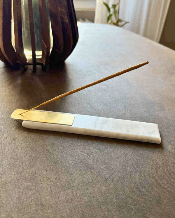 Porte-encens en marbre