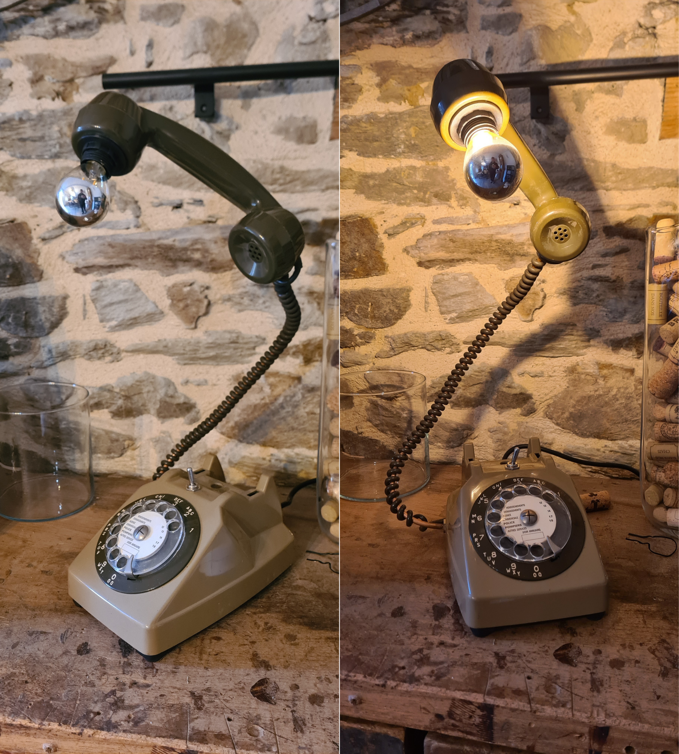 Lampe téléphone